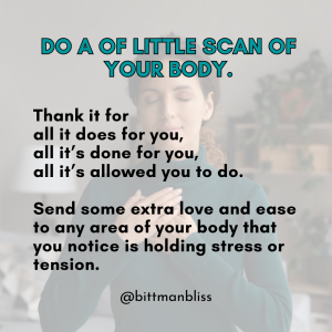 Do a little scan of your body by Bittmanbliss
